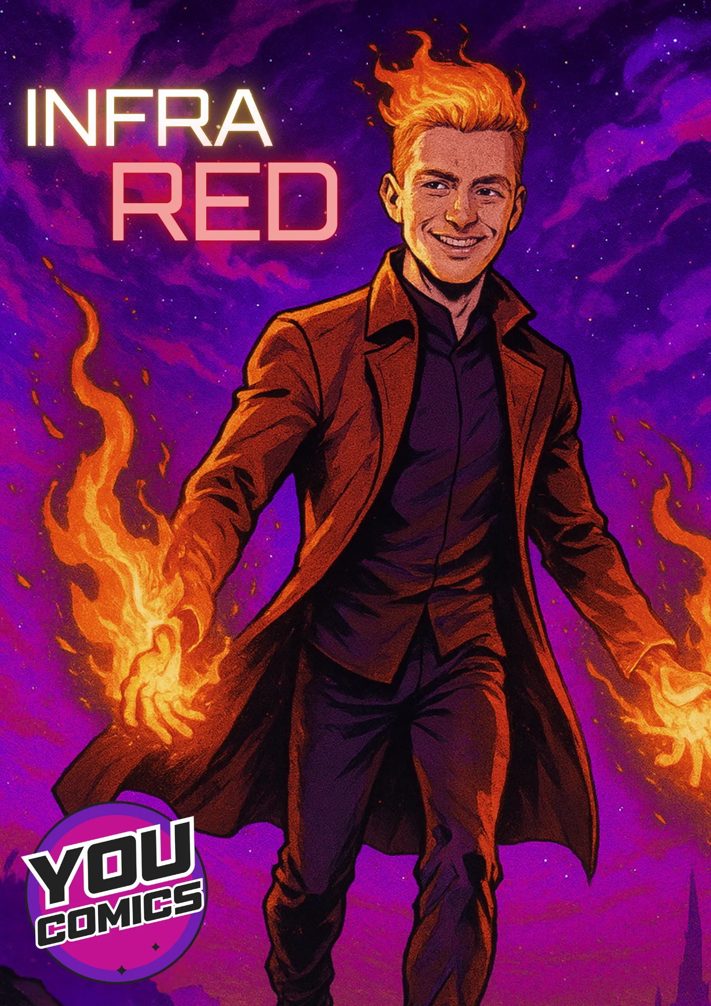 Modern AI comic book example with personalized characters