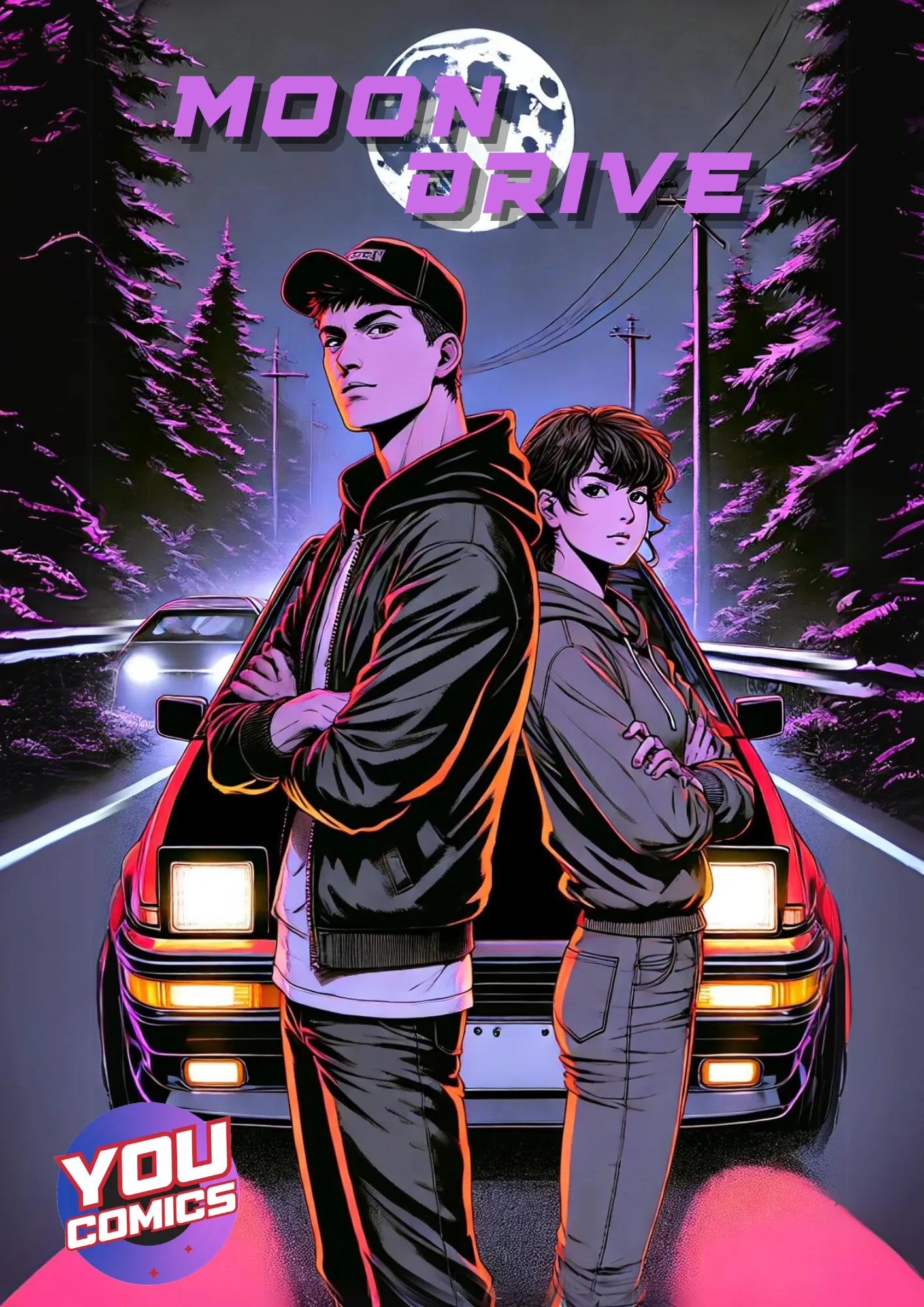 Sci-fi AI comic created from real photos