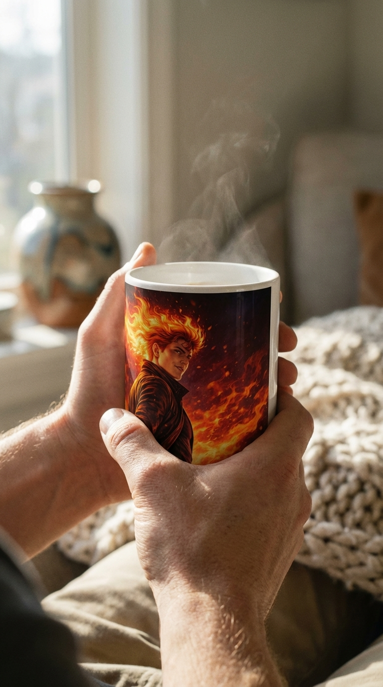 Personalized custom mug with photo print — perfect gift for birthdays and anniversaries