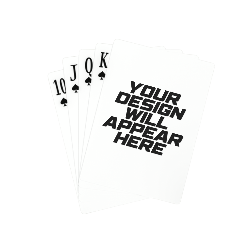 Personalized poker cards