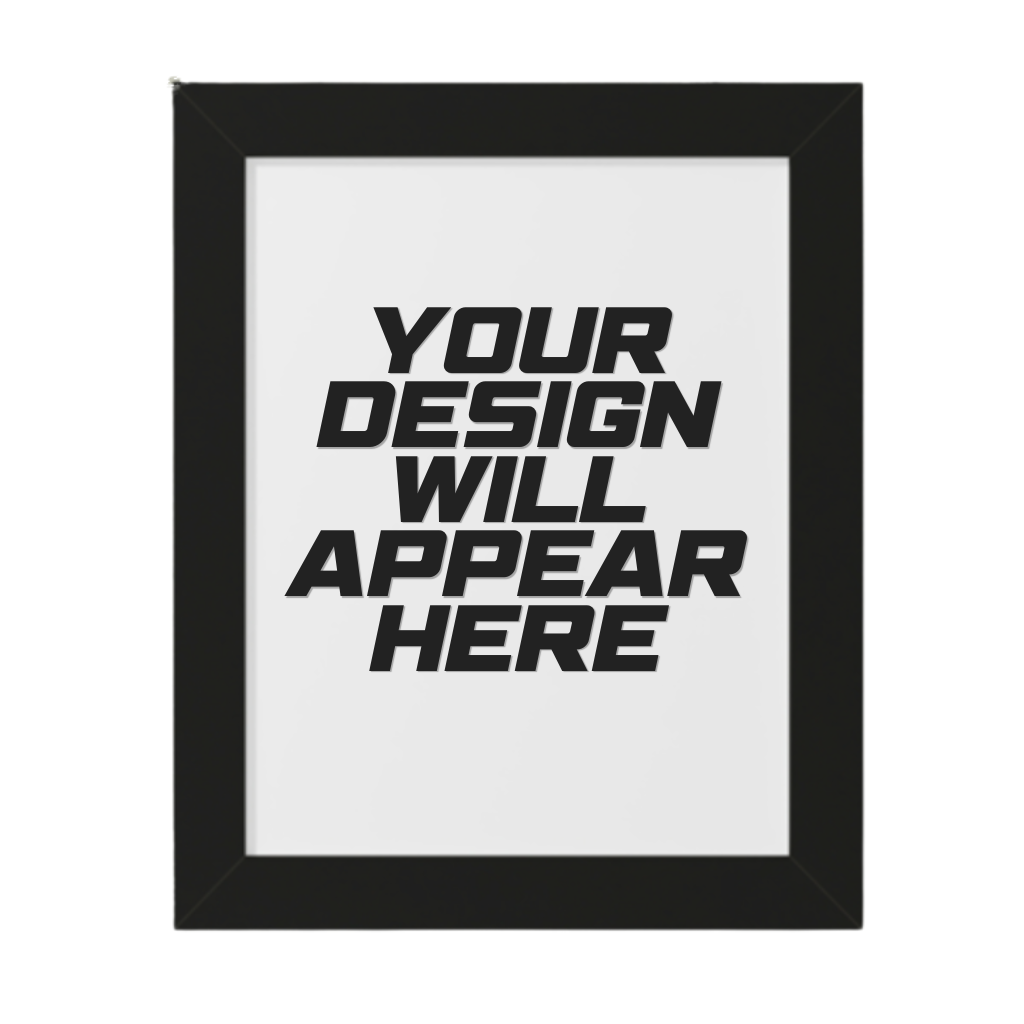 Personalized framed poster