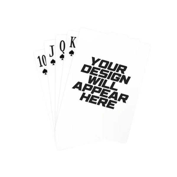 Personalized poker cards