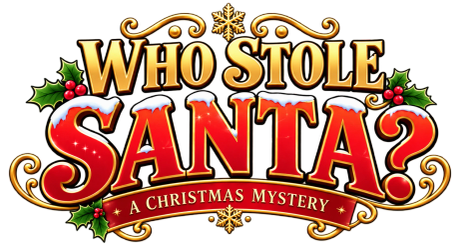 Who Stole Santa? A Christmas Mystery, a personalized Christmas comic book starring a real person